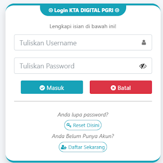 Register PGRI Ogan Ilir - Persatuan Guru Republik Indonesia Cabang Ogan Ilir
